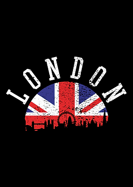 London Land Urlaub Flagge
