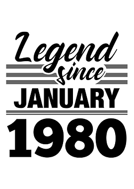 Legend Since January 1980
