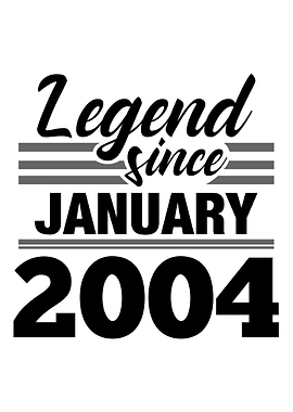 Legend Since January 2004