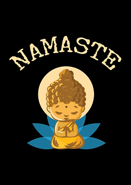 Yoga Namaste OM Symbol Zen