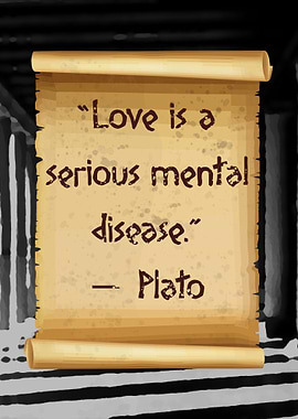 Plato Love is a serious