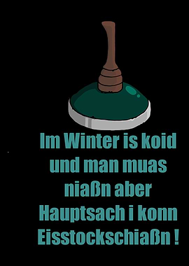Eisstock Bayrisch Geschenk