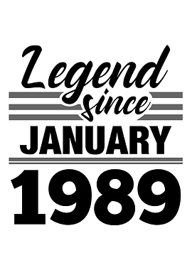Legend Since January 1989