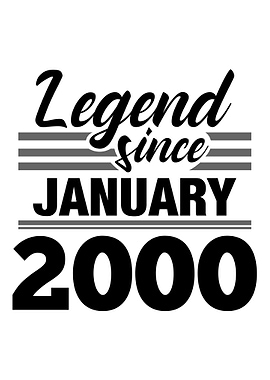Legend Since January 2000