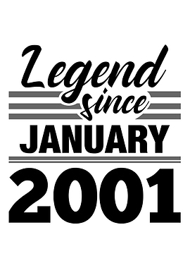 Legend Since January 2001