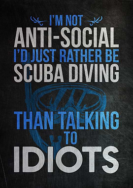 Scuba Diver Funny Gift