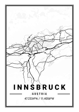 Innsbruck Light City Map