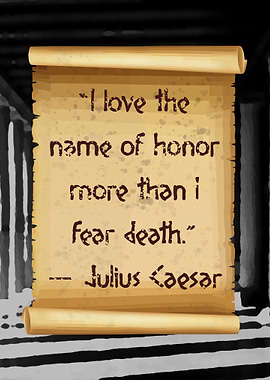 Caesar love honor more