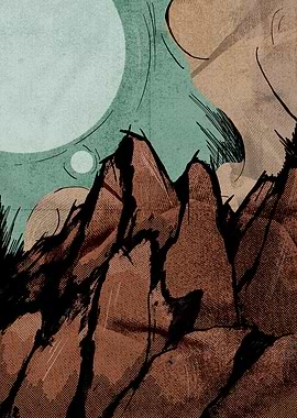 The rocks and the clouds