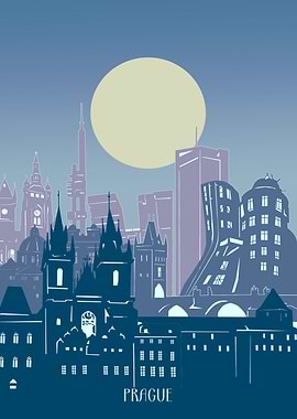 prague city minimal 2