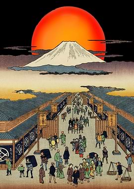 Dawn at Mount Fuji Japan