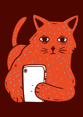 A cats a Selfie makes