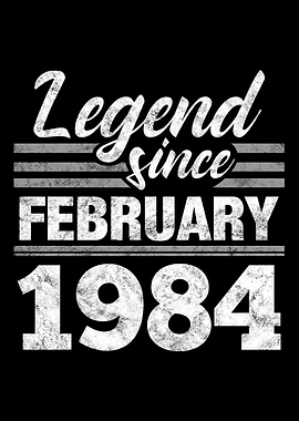 Legend Since February 1984