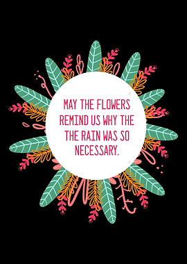 Flower Rain Motivated Pers