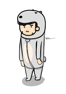 White animal Cute Costume