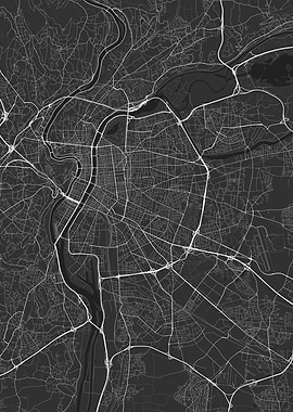 Lyon France Map