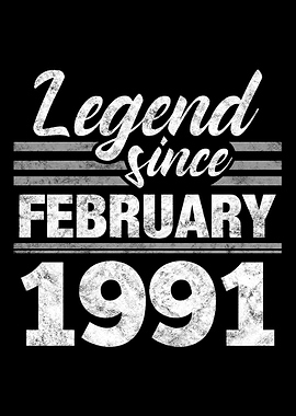 Legend Since February 1991