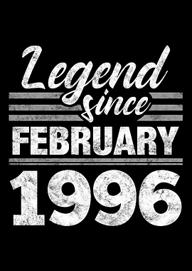 Legend Since February 1996