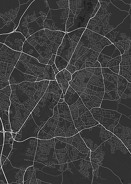 Leicester England Map