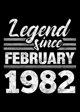 Legend Since February 1982