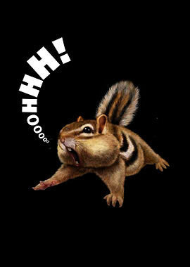 Cute Squirrel Falling