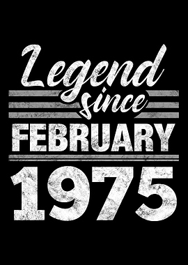 Legend Since February 1975