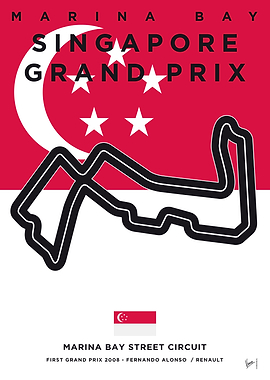 F1 MARINA BAY Race Track