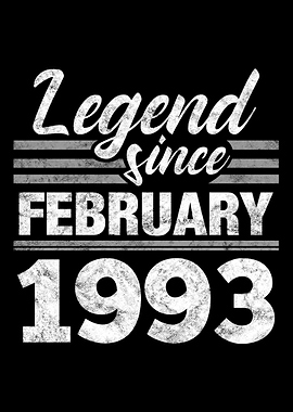 Legend Since February 1993