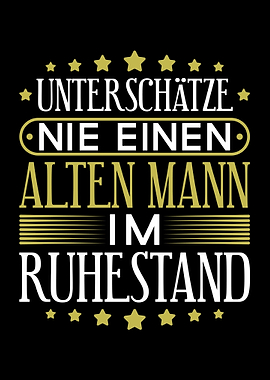 Alter Mann Im Ruhestand