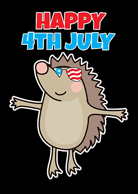4th July Hedgehog