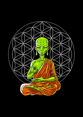 Alien Lotus Pose Yoga