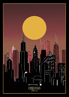 chicago city minimal 3