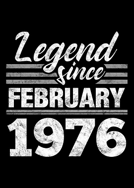 Legend Since February 1976