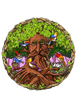 Forest Talking Tree Gnome
