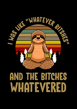 Sloth Lotus Pose Yoga