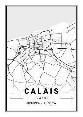 Calais Light City Map