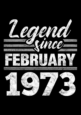 Legend Since February 1973