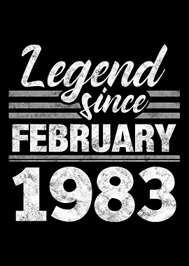 Legend Since February 1983