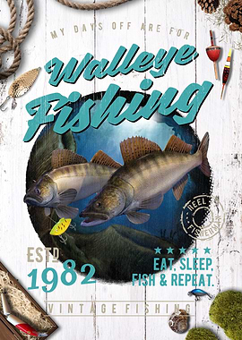 Fishing Vintage Gift