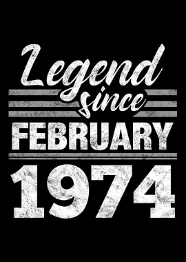Legend Since February 1974