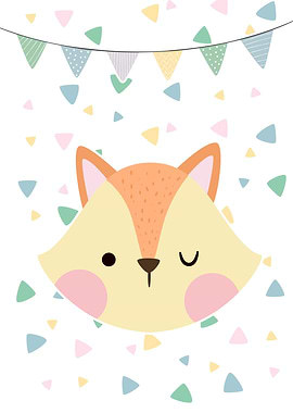 Cute Baby animal Fox