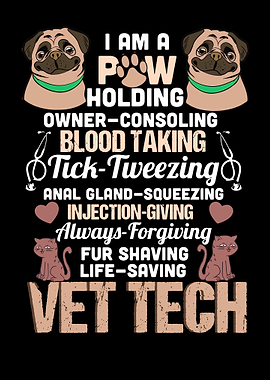 Funny Vet Tech Gift