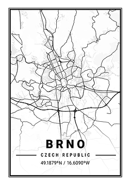 Brno Light City Map