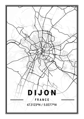 Dijon Light City Map