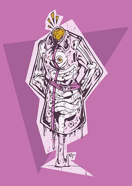 Monster with small brains