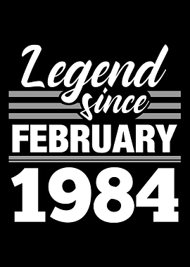 Legend Since February 1984