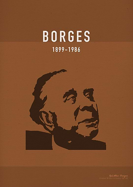 Borges Author Art