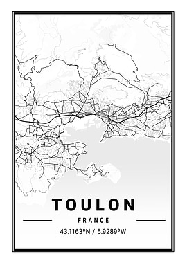 Toulon Light City Map