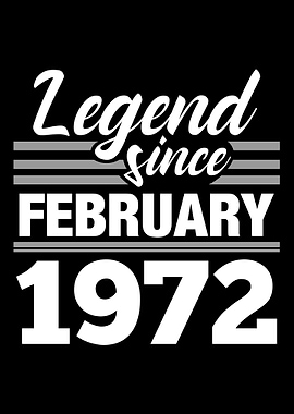 Legend Since February 1972