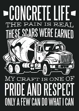 Concrete mixer driver